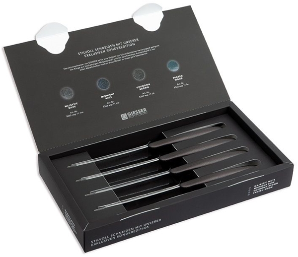 Universalmesser-Set, Wellenschliff, 4-tlg.