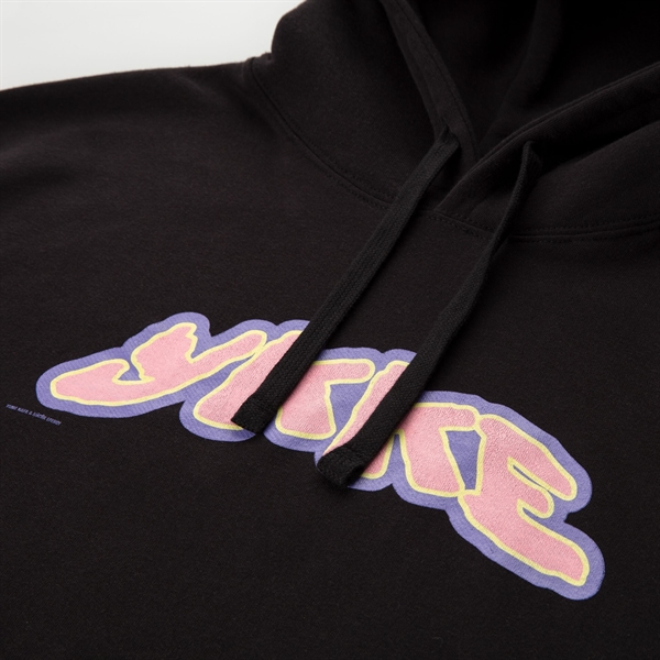 Yung Kafa & K�c�k Efendi - YKKE PASTEL LOGO HOODY BLACK