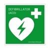 BSS - Aufkleber AED-Piktogramm